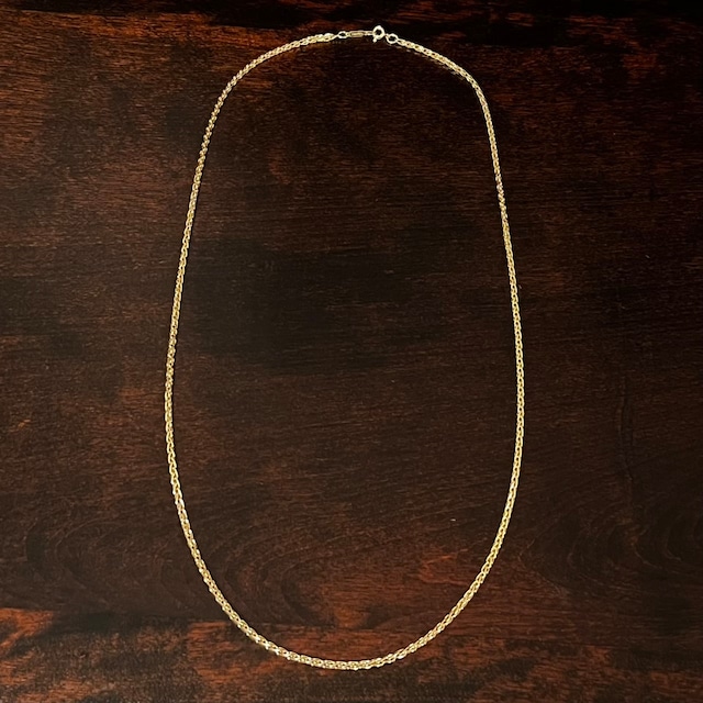 VINTAGE TIFFANY & CO. 18K Gold Small Braid Necklace | ヴィンテージ ティファニー 18K ゴールド スモール ブレイド ネックレス