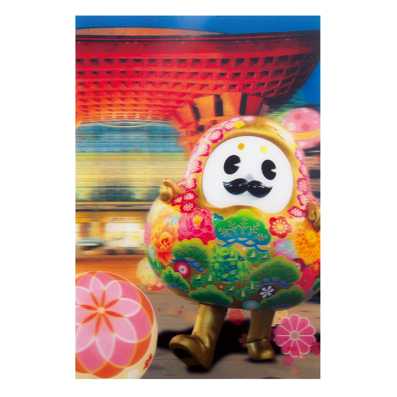 ひゃくまんさん3D絵はがき | HAYASHI ONLINE SHOP