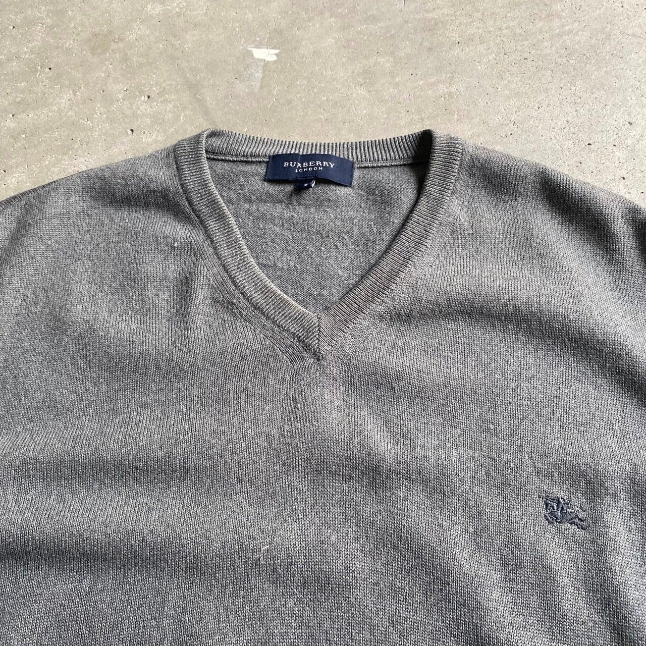 BURBERRY LONDON バーバリー ロンドン メリノウール×アクリル ニット