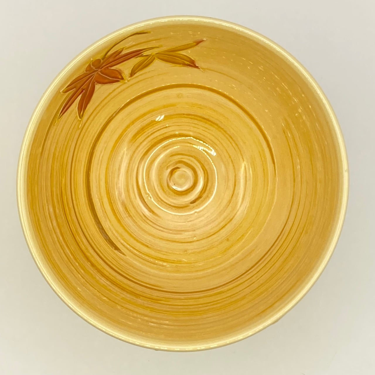 新品】茶碗 黄金交趾 紅葉 山本一如 共箱入 | 茶道具 錦玉堂