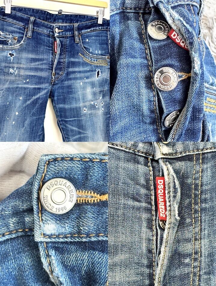 DSQUARED2 SKATER JEAN ディースクエアード 20AW スリム デニム パンツ