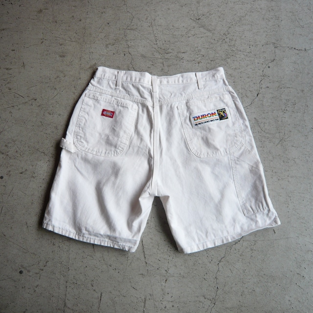 00s Dickies DURON ペインターショーツ 白 W36