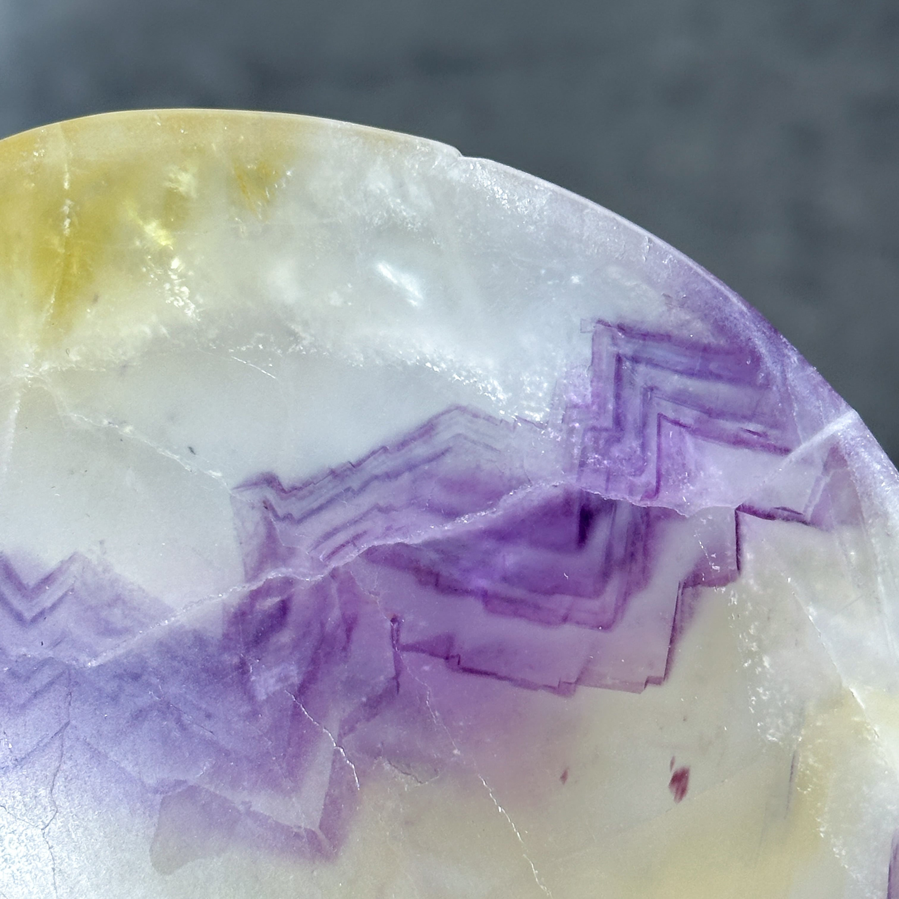 レインボーフローライトのうつわ03◇ RainbowFluorite ◇天然石・鉱物