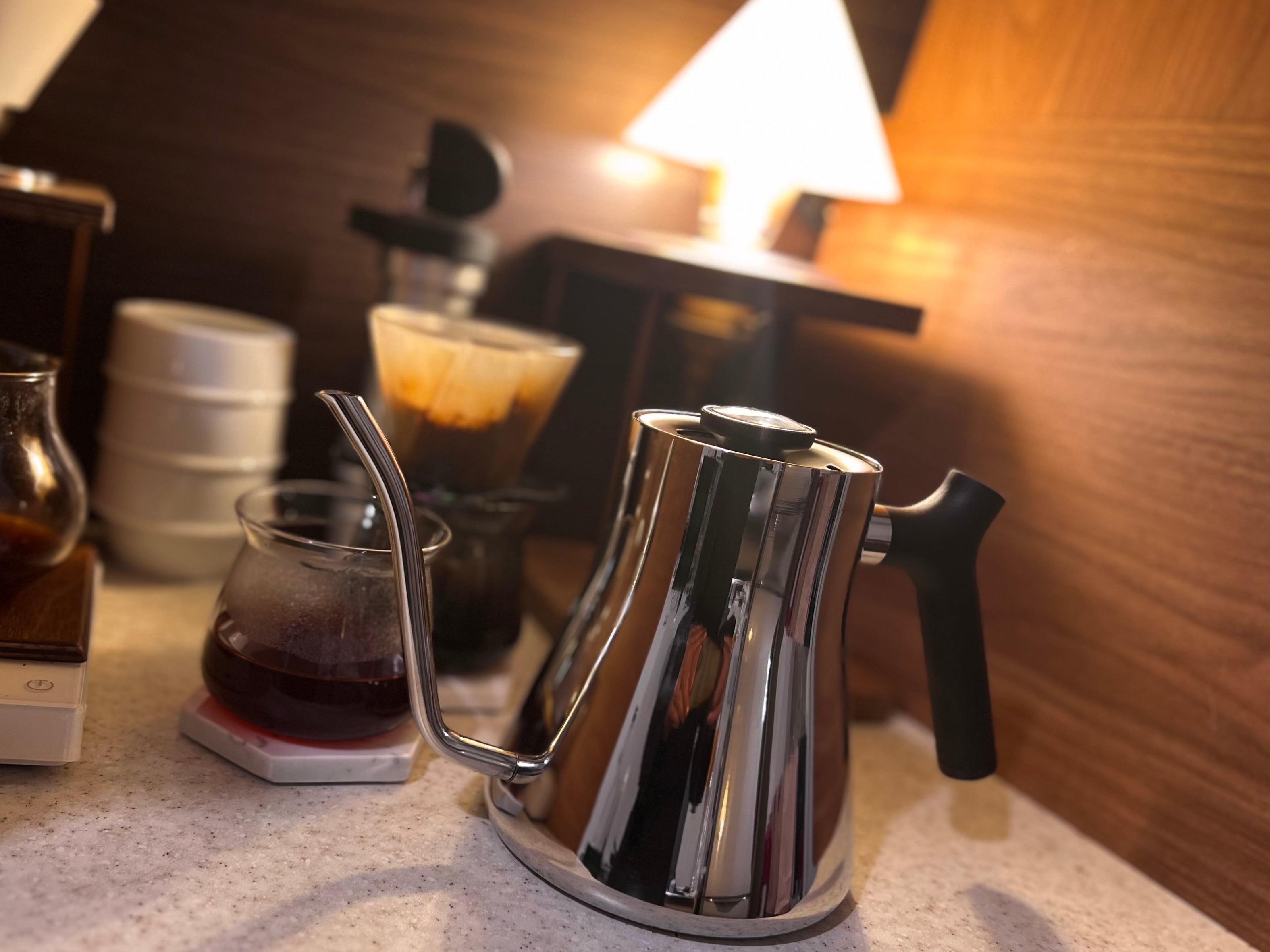 FELLOW Stagg Pour Over Kettle Polished Steel | COFFEE LAB KOMAMEYA