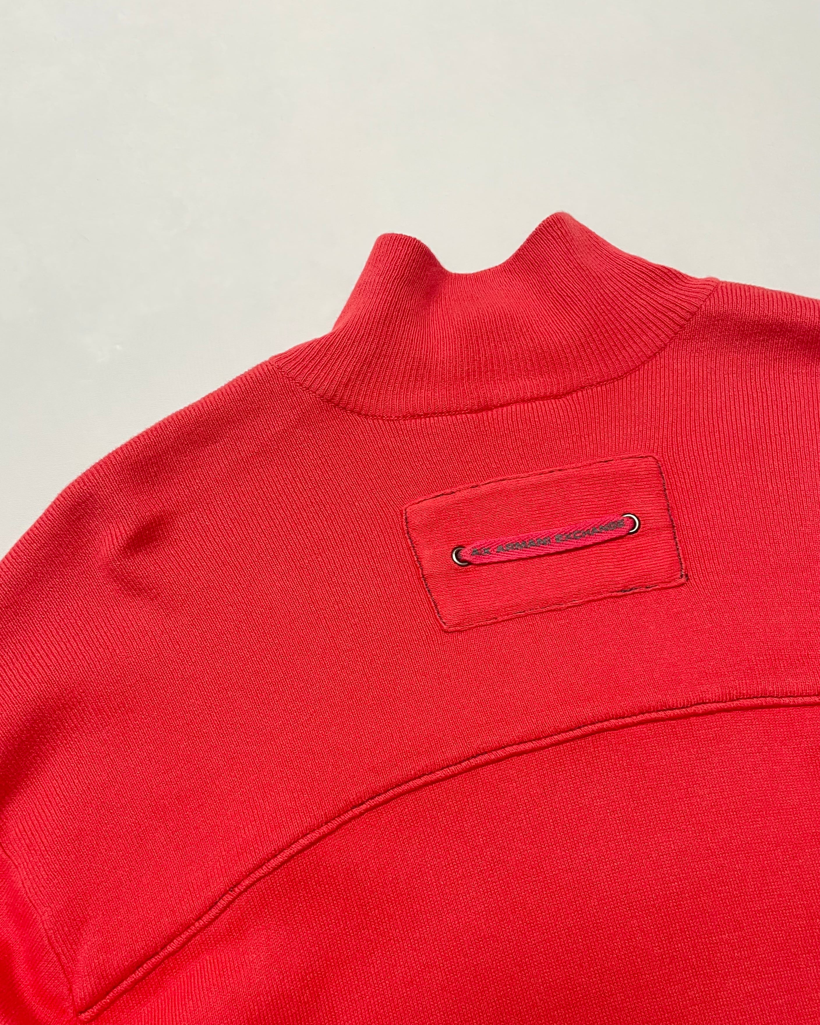トップス Armani Exchange double zip ds knit ARMANI EXCHANGE Double-Zip Cotton Drivers Knit | VOLAR