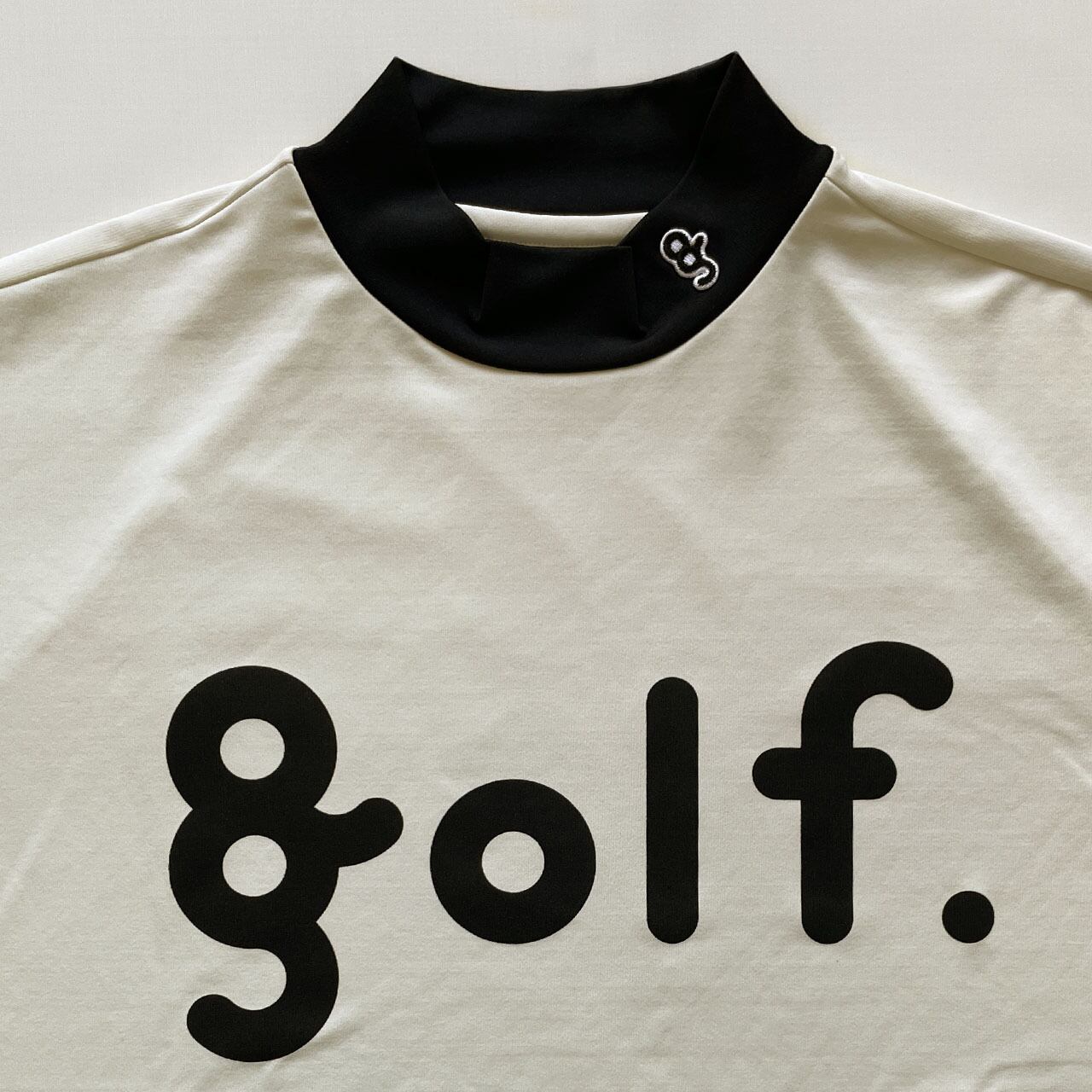 8g shoot LOGO PRINT MOCK NECK SHIRT L 8G SHOOT LOGO PRINT MOCK