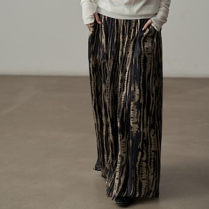 tie dye wide easy pants k-0252