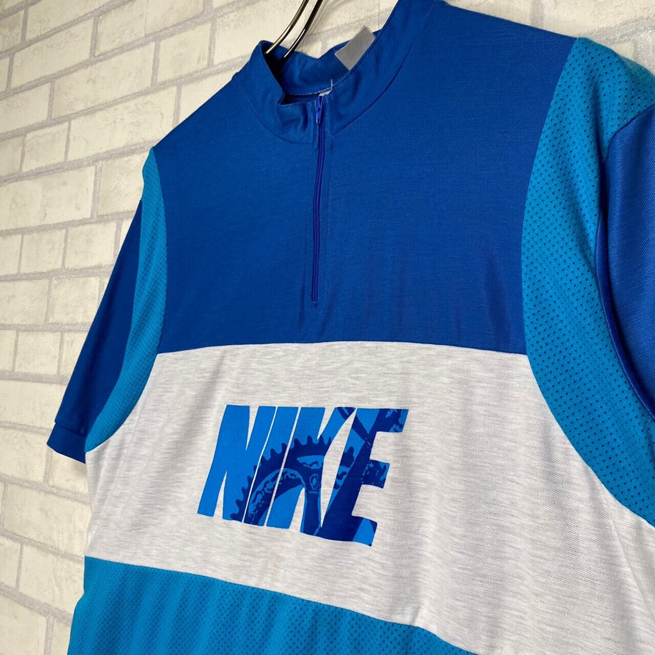 NIKE ゲームシャツ L プリント ハーフジップ | 古着屋OLDGREEN