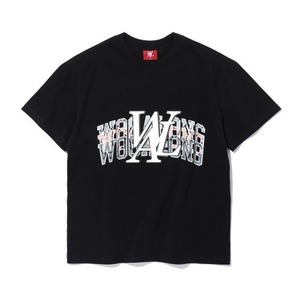 [WOOALONG]  Bridge logo T-shirt - BLACK  正規品  韓国 ブランド 韓国ファッション 韓国代行 Tシャツ