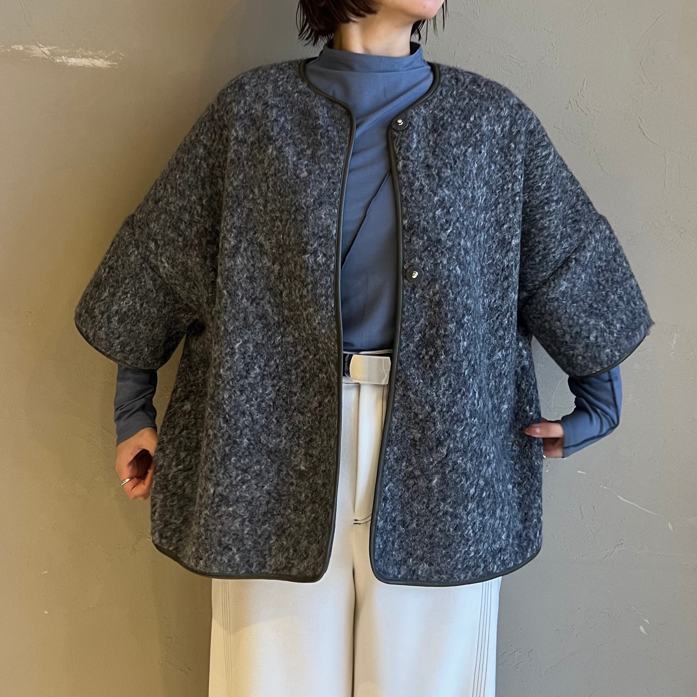 【 CYNICAL 】WOOLLETハーフスリーブコートジャケット