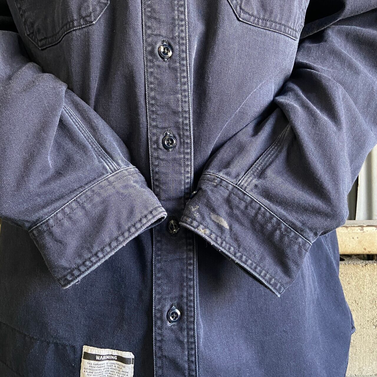Carhartt カーハート FR ボタンダウン 企業ロゴ刺繍 長袖 ワークシャツ