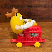 M&M's クリスマス・トレイン・トッパー サーカストレイン 列車 機関車 イエロー ミールトイ エムアンドエムズ MU-306