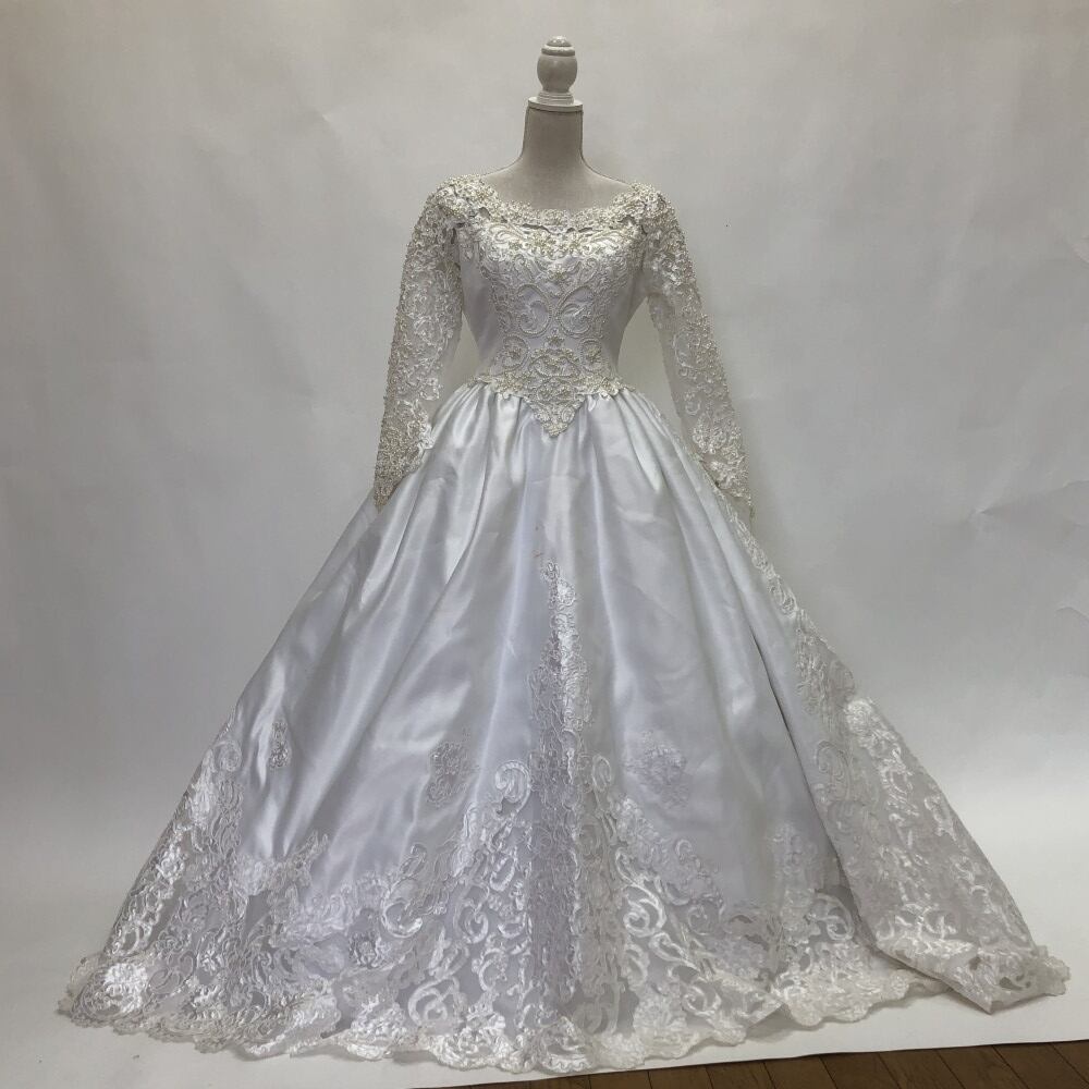 中古 ウェディングドレス プリンセス ホワイト 11号 W-343