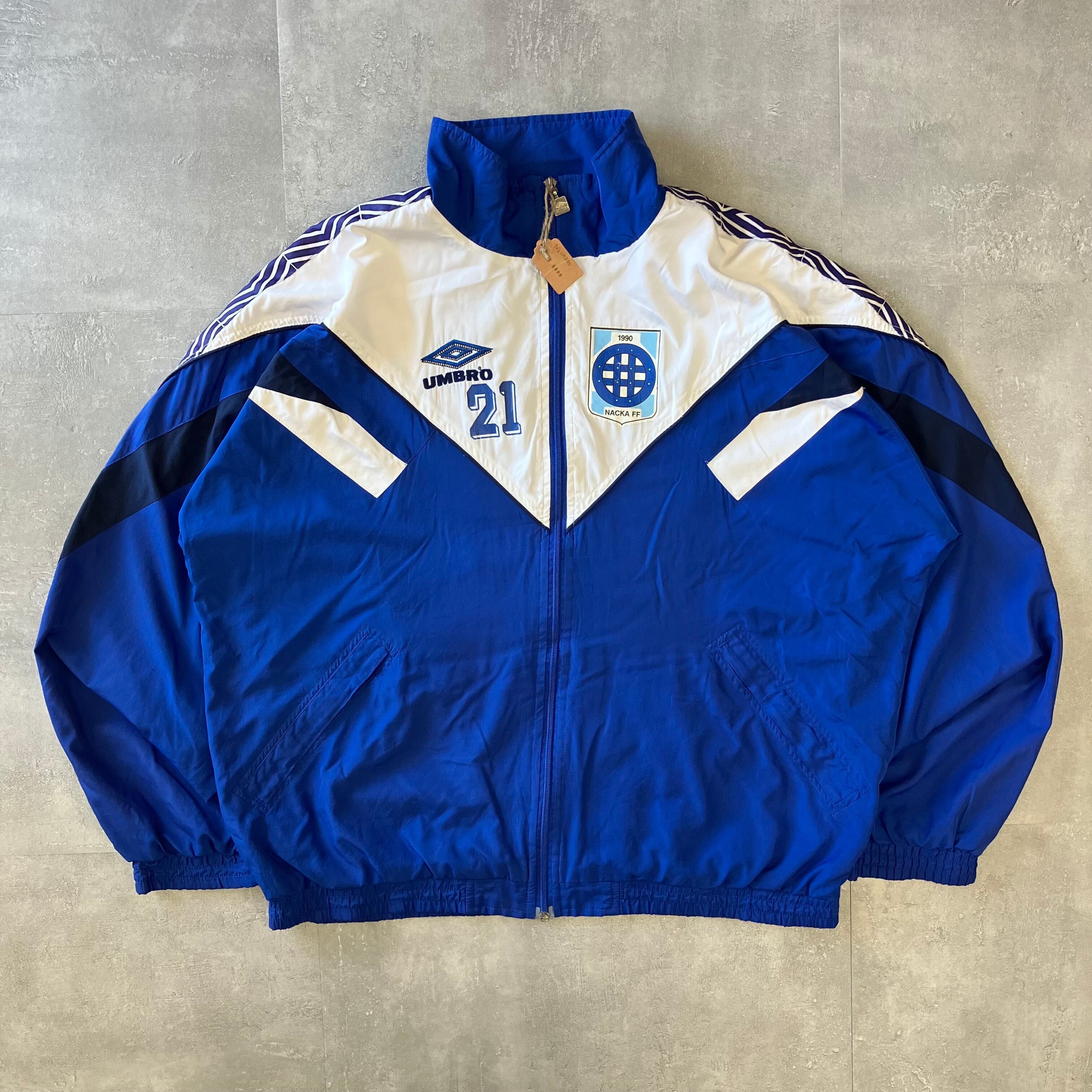 UMBRO 90s ナイロンジャケット 刺繍 プリント L No.1718