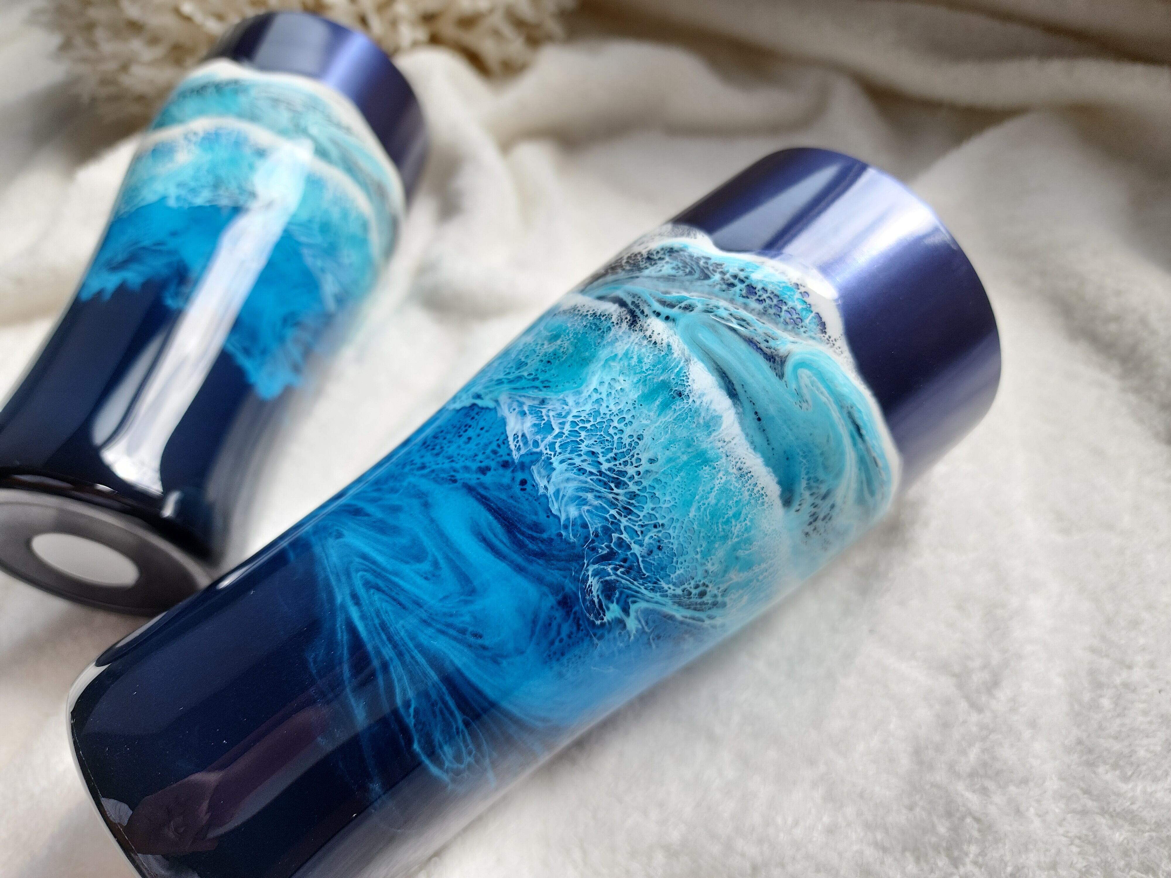 350.オーシャンレジンアート ステンレスタンブラー