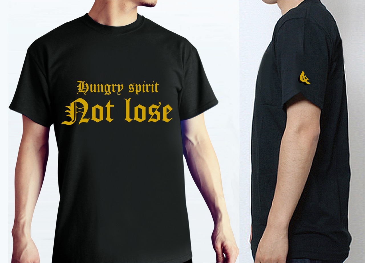 HUNGRYロゴ　Tシャツ　日本製