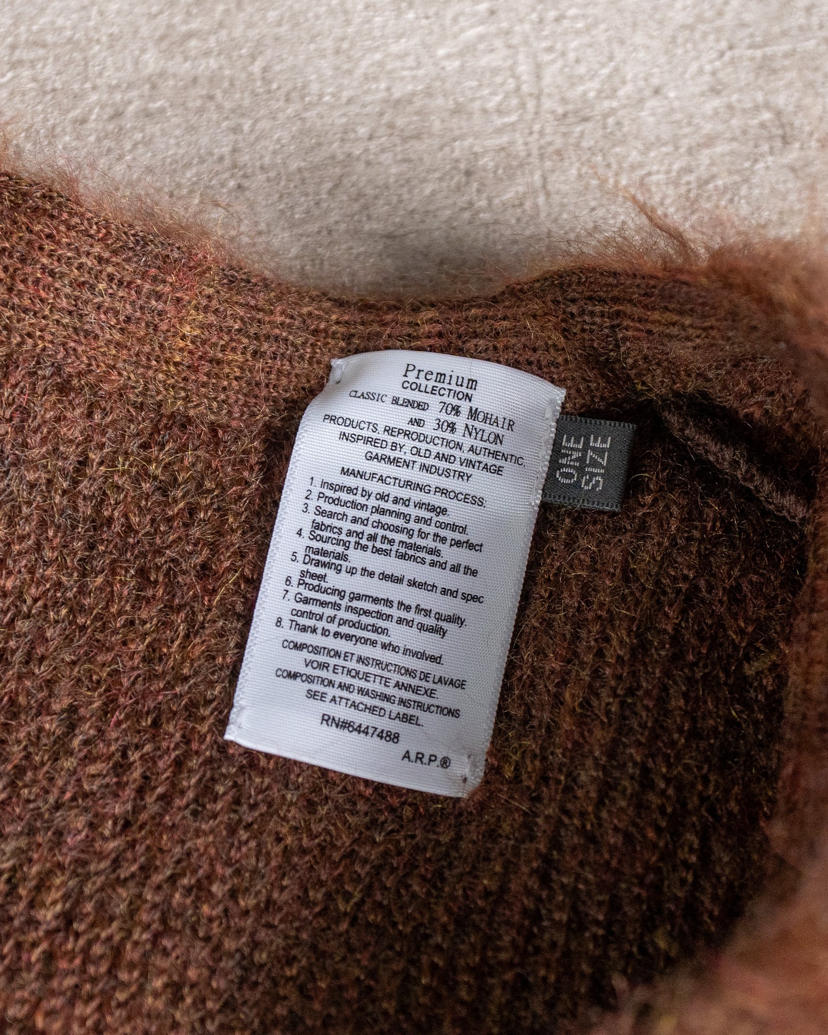 Authentic Reproduction Products®】Premium Classic Mohair Cardigan