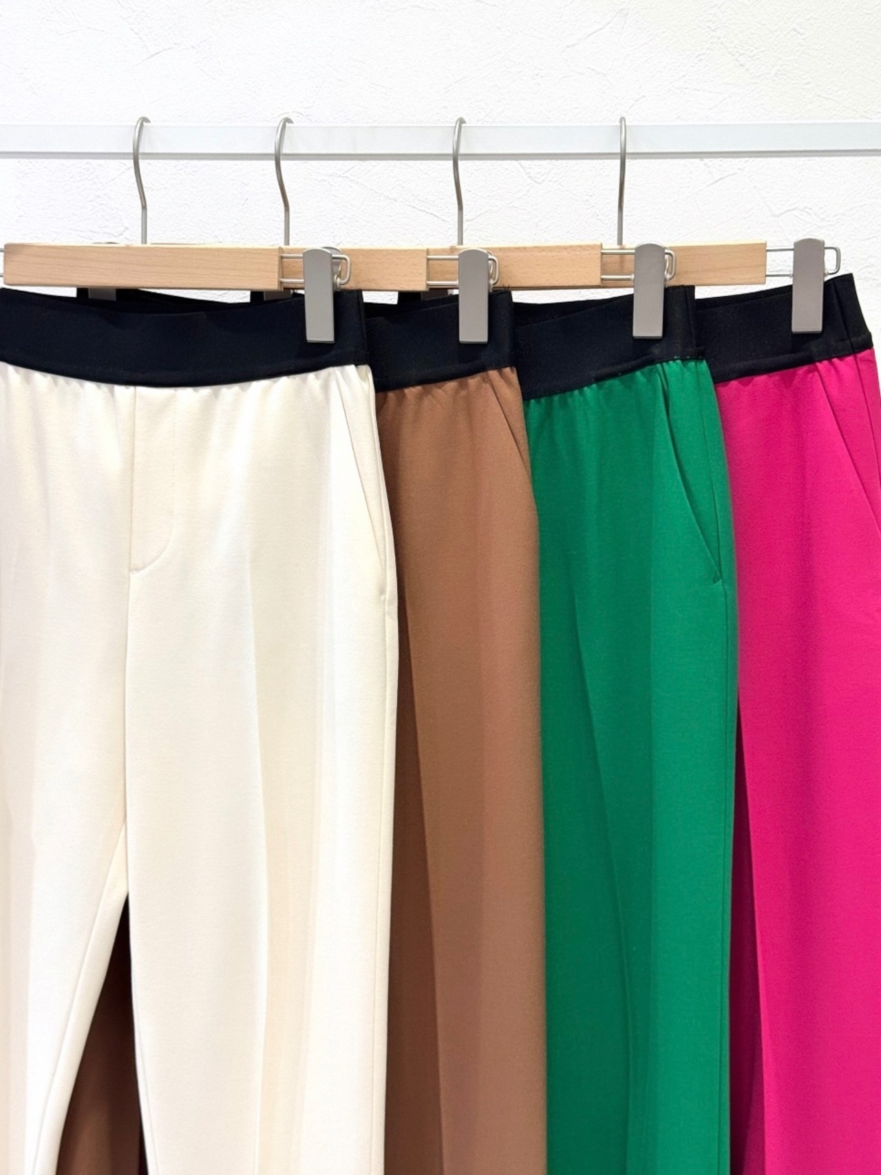 裏起毛センタープレスパンツ