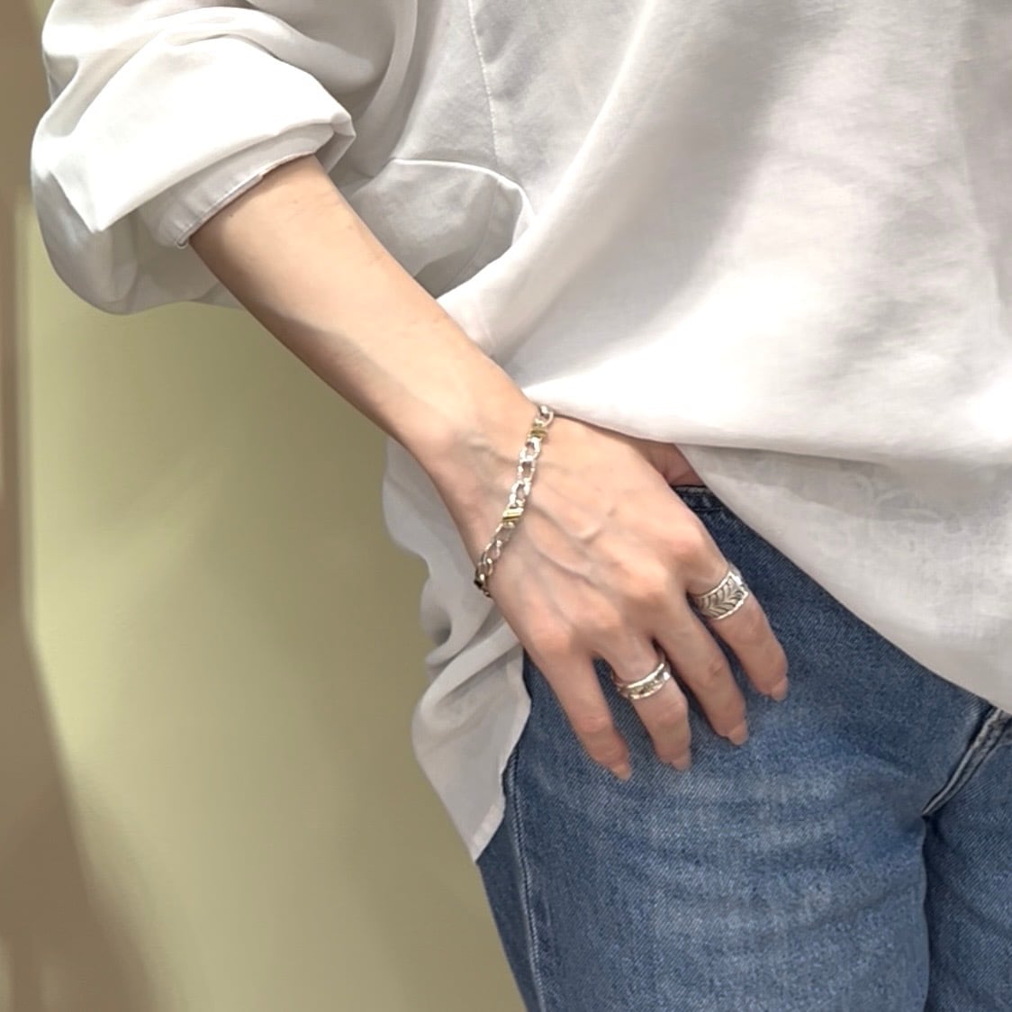 TIFFANY & Co.】【約15号】2855 Villa Paloma Palm リーフリング