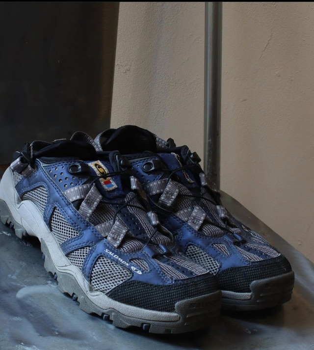 old “ salomon “ techamphibian trekking & water shoes .  size 7 1/2 .