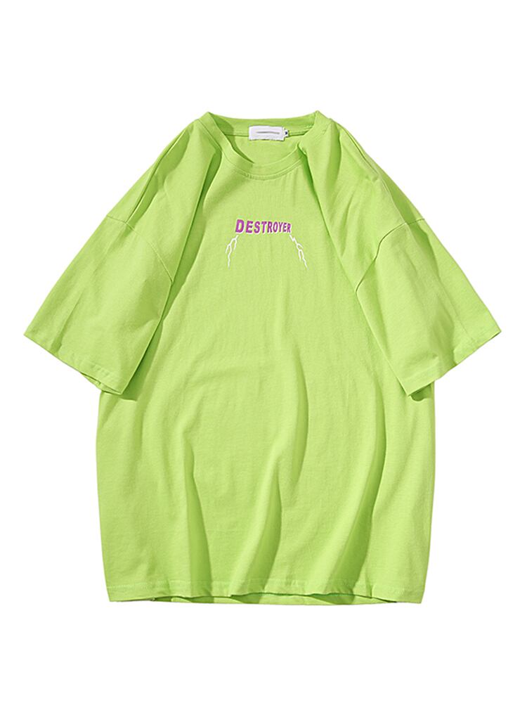 全2色 Tシャツ カットソー プリント カジュアル シンプル
