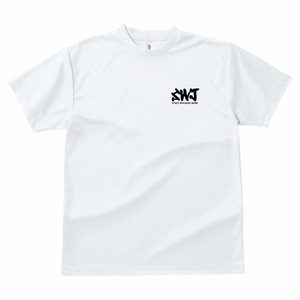 「日本から世界へ」ドライTシャツ（白／デザインB）