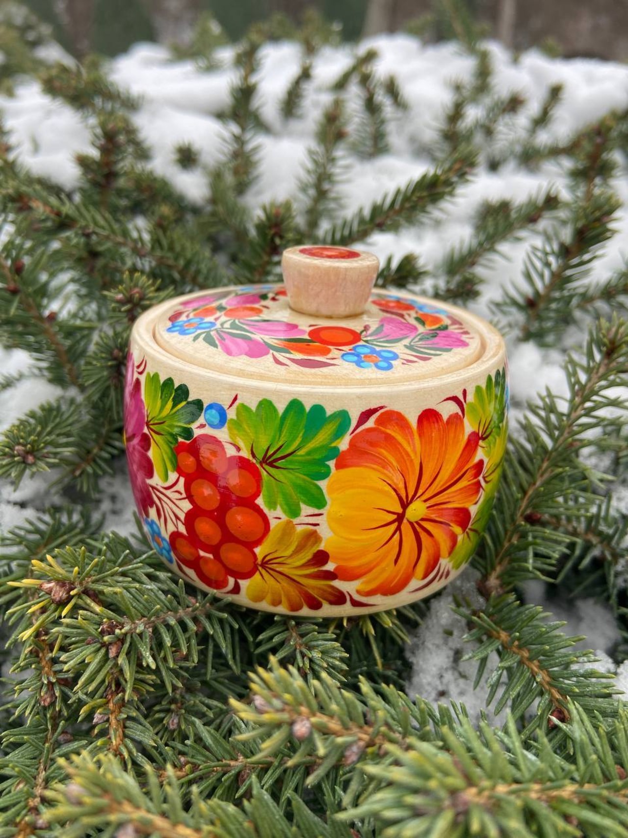 ペトリキフカのジュエリーボックス（ホロベッツ作） - 8