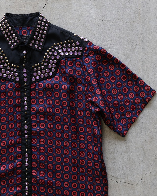 【PRADA】2012SS studded shirt/kyoto store