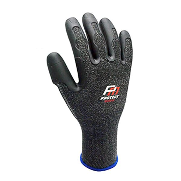 プロテクトマッスル 10双 フリーサイズ mci 軽作業用ゴム背抜き手袋 抗菌防臭加工 荷役運搬作業 園芸用 日曜大工用 作業用手袋 ミエローブ