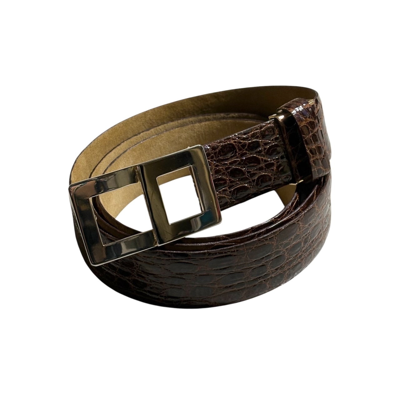 vintage CHRISTIAN DIOR leather belt