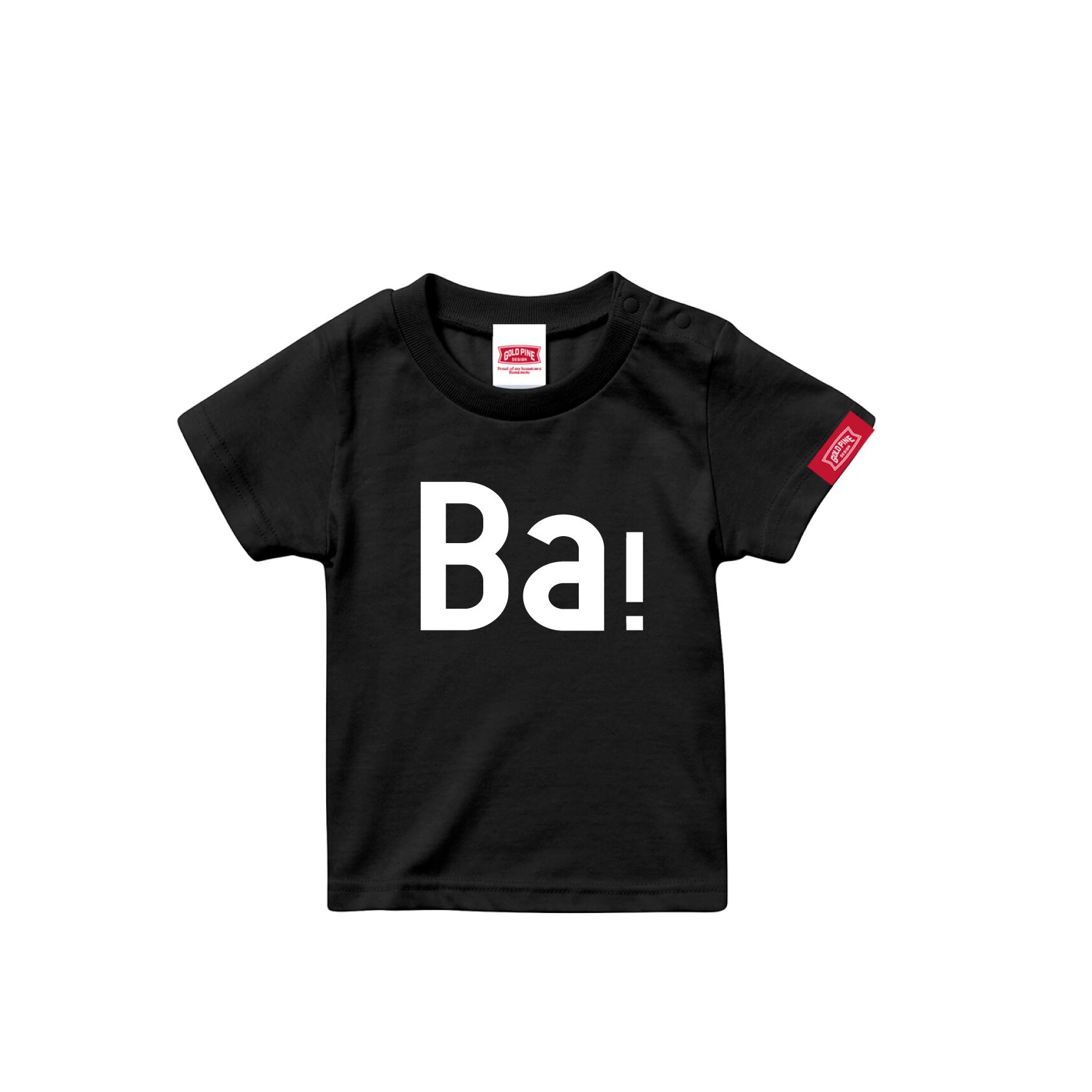 Ba！-Tshirt【Kids】Black