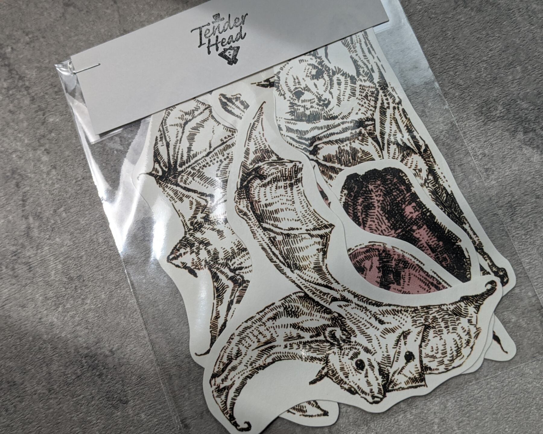 【TenderHead】 FruitBatMessage-メッセージカード-