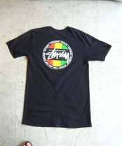 00s STUSSY Tシャツ ラスタ