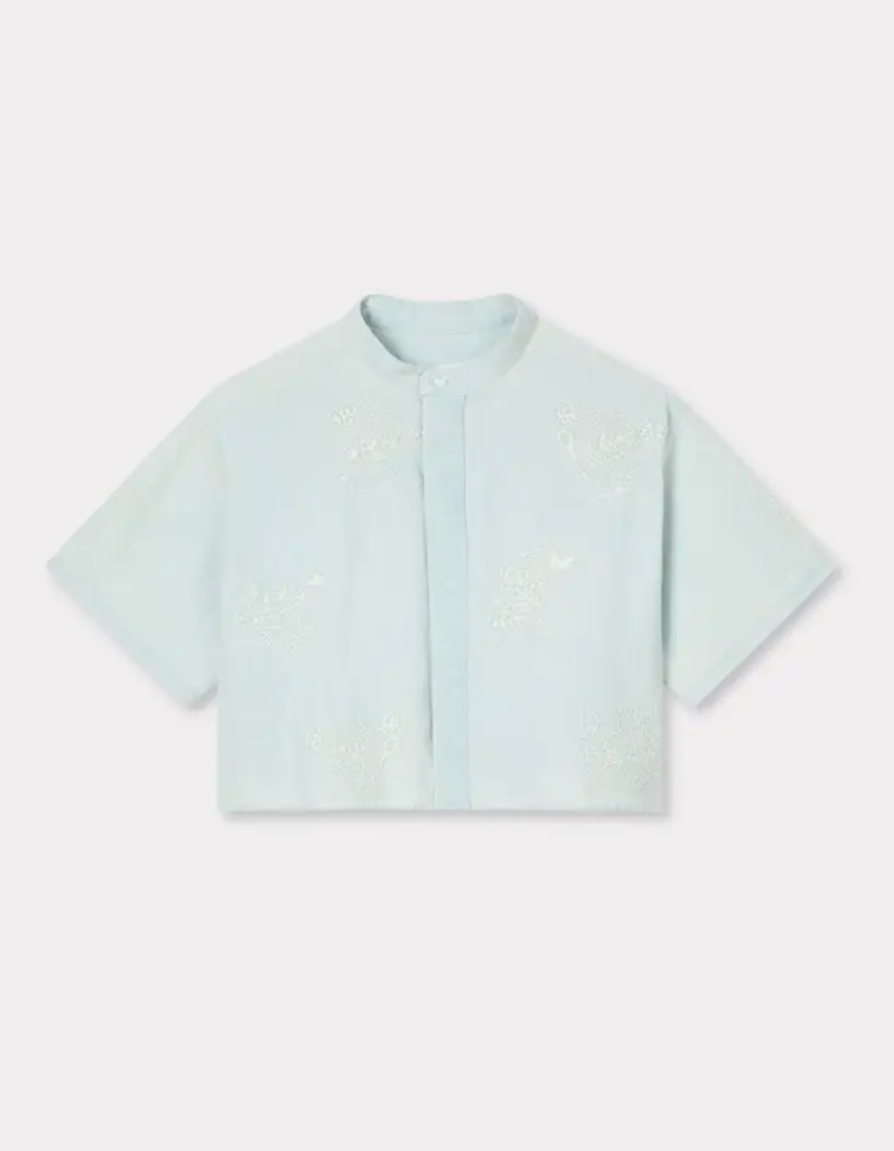 【26SS】KENZO ケンゾー / 'KENZO CARTOON' ショートスリーブ シャツ イン シャンブレー - 4