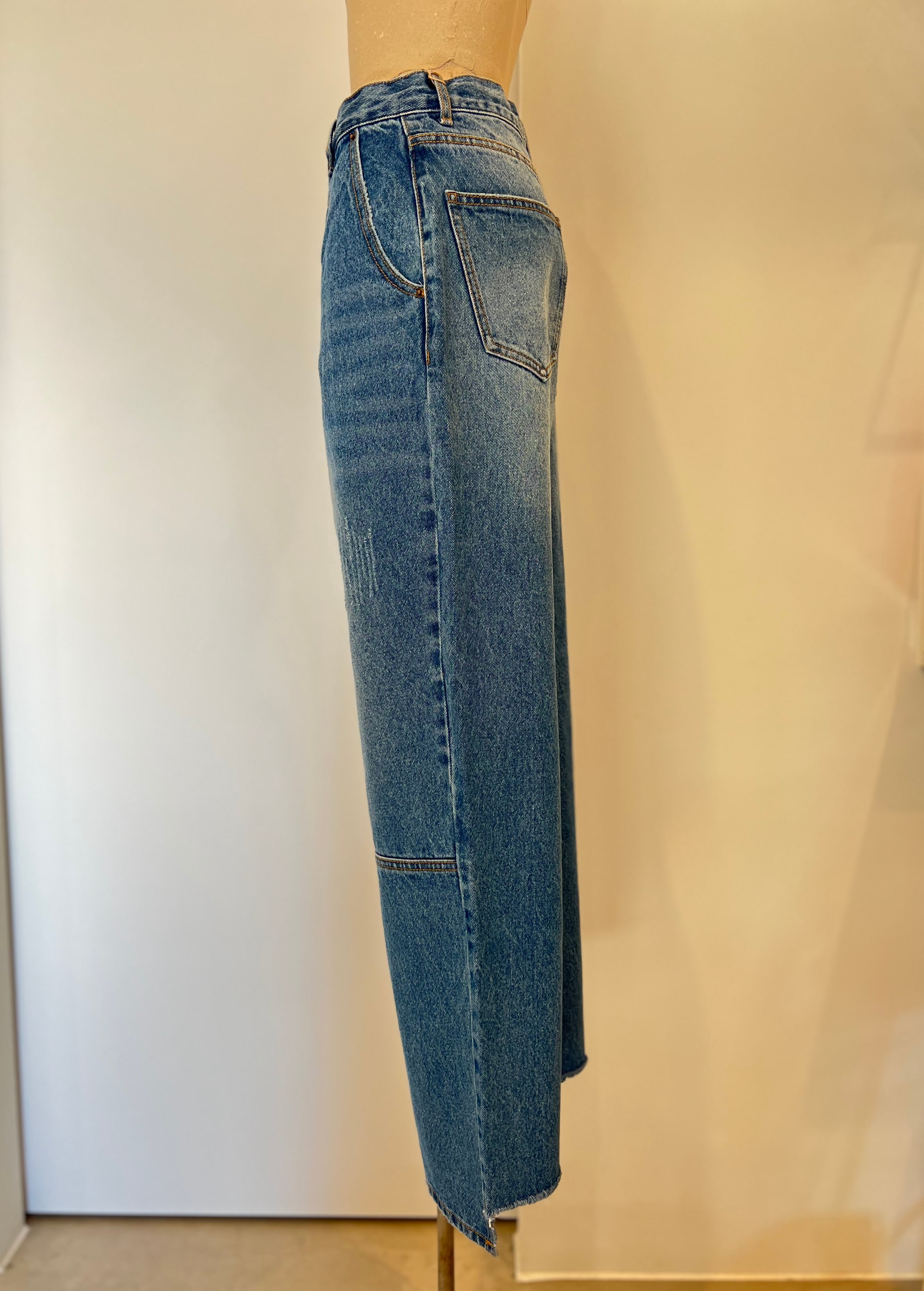 【YENN】ハイライズタックワイドデニム／HIGH RISE TUCK WIDE PT　[Y253-31101]