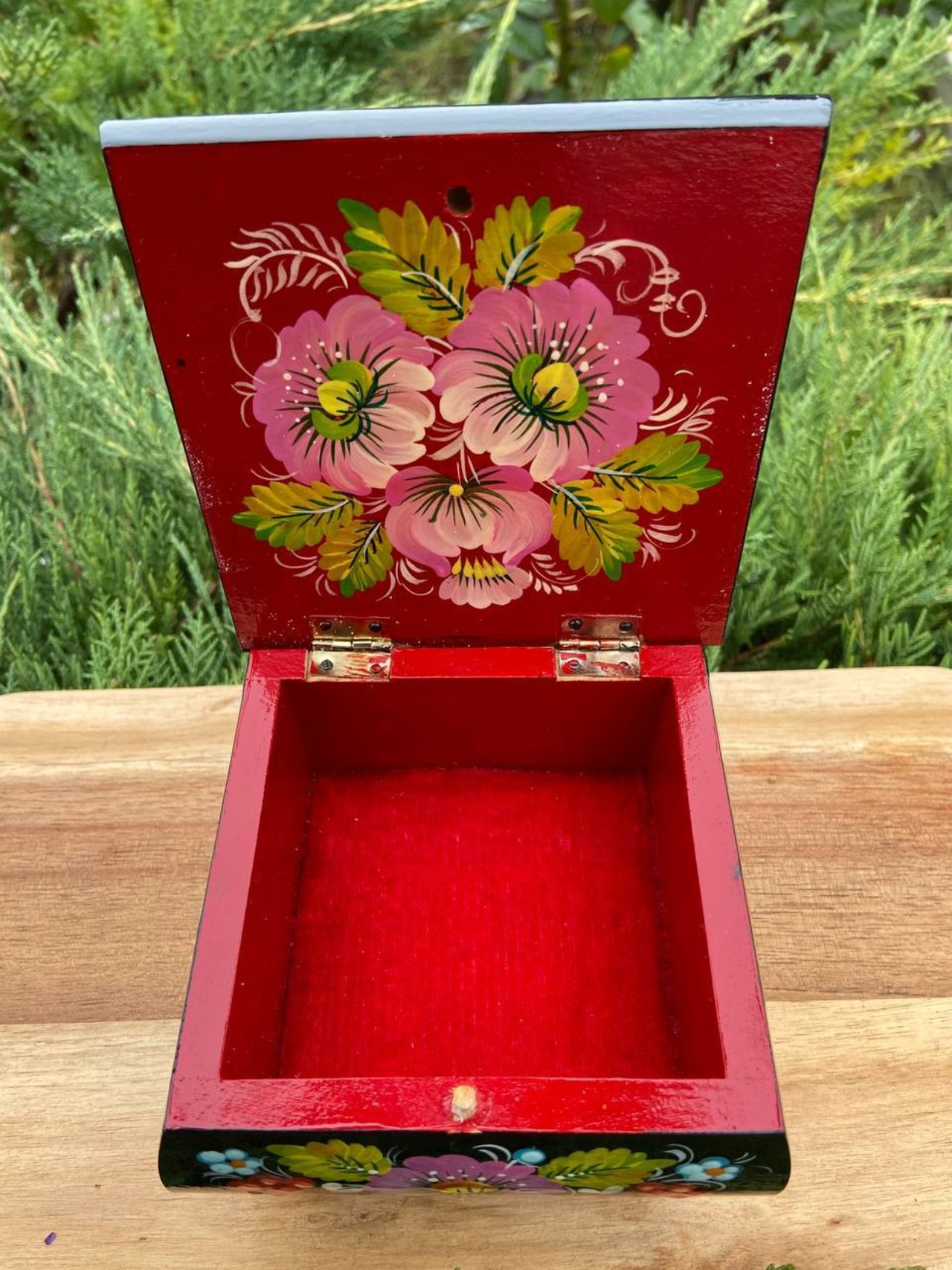 ペトリキフカ・ジュエリーボックス 12сm（ホメンコ） - 2