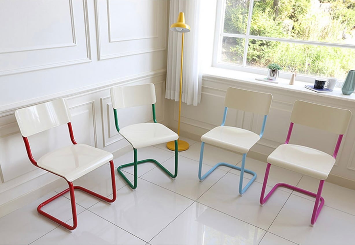 pop color chair 4colors / ポップ カラー チェア チェスカ ダイニング