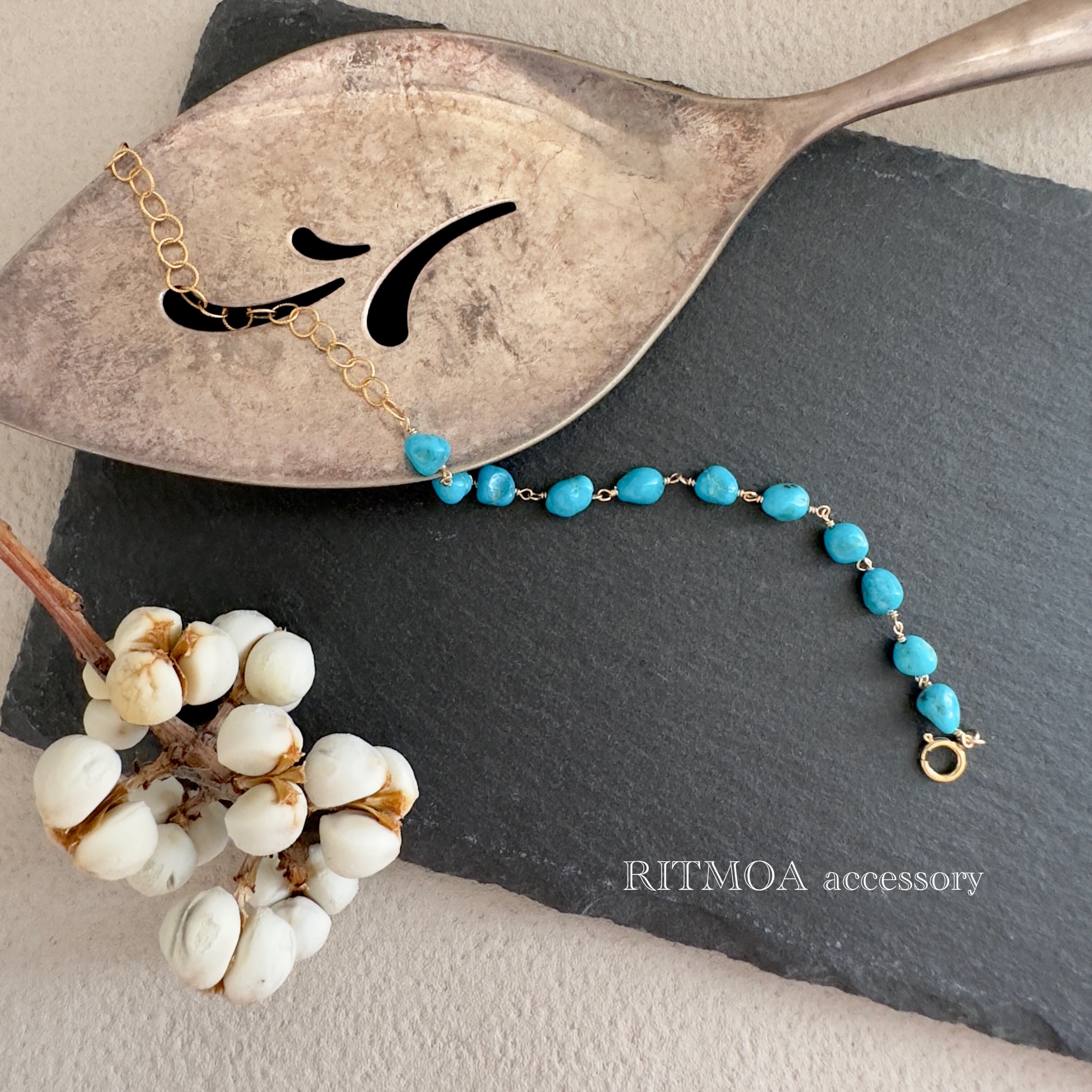 14kgf アクアマリンとサファイアの春色チャーム*.+゜ 14kgf アクアマリンとサファイアの春色チャーム*.+゜