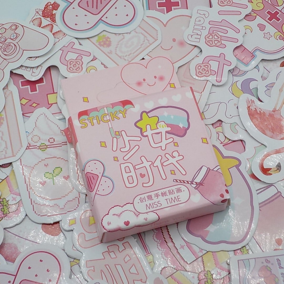 デコレーション系シール 海外 ゆめかわ ファンシー スイーツ ハート