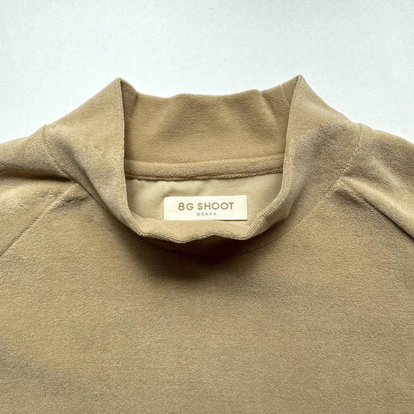 HIGH GAUGE PILE MOCK NECK SHIRT -MUSTARD- | 8G SHOOT WEBSTORE