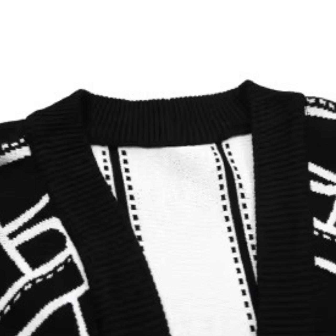 Reversible Knit Cardigan – Niche Design, Loose Mid-Long Knit Outerwear (ME255)