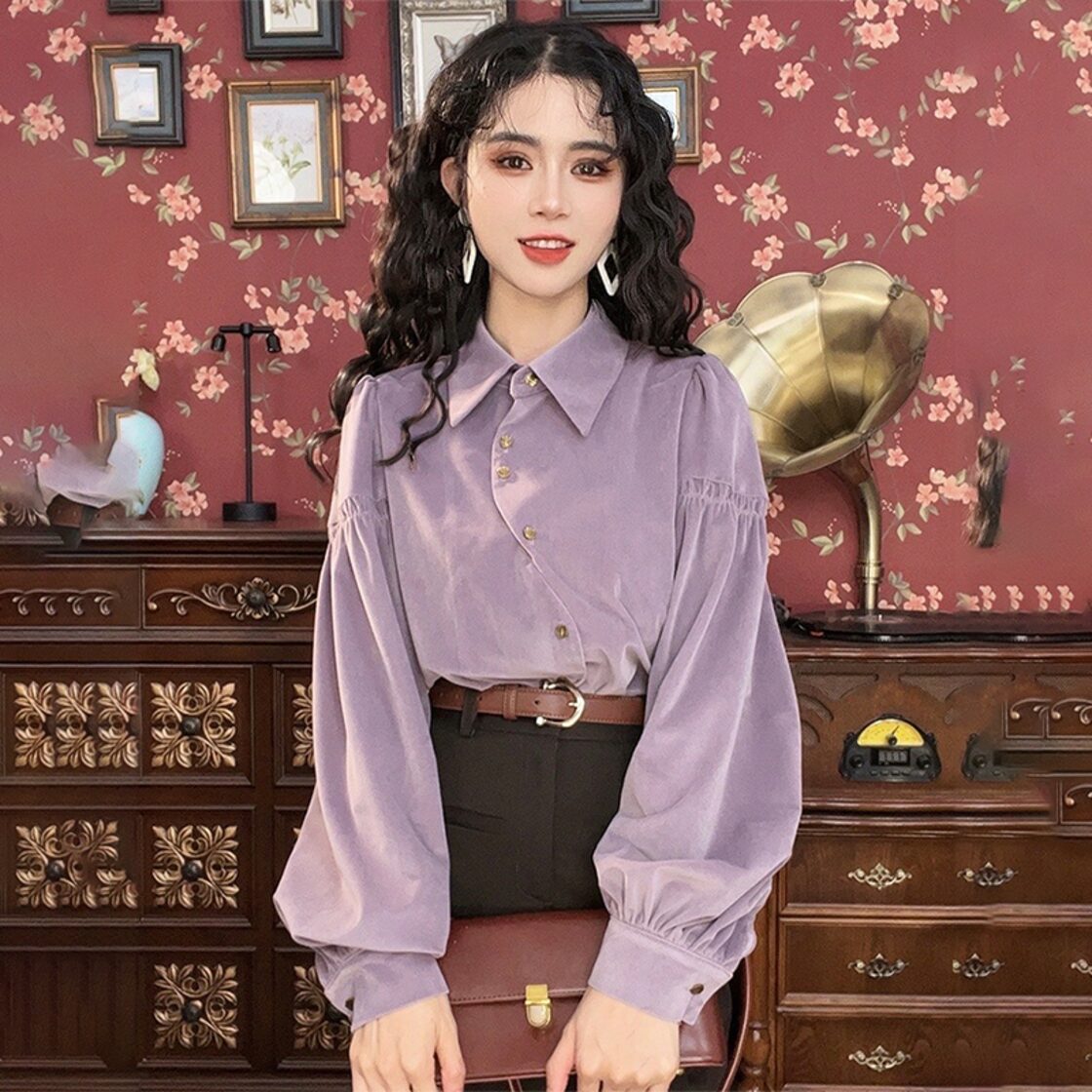 Misslin Fashionシリーズ】☆シャツ☆ トップス エレガント デザイン性 