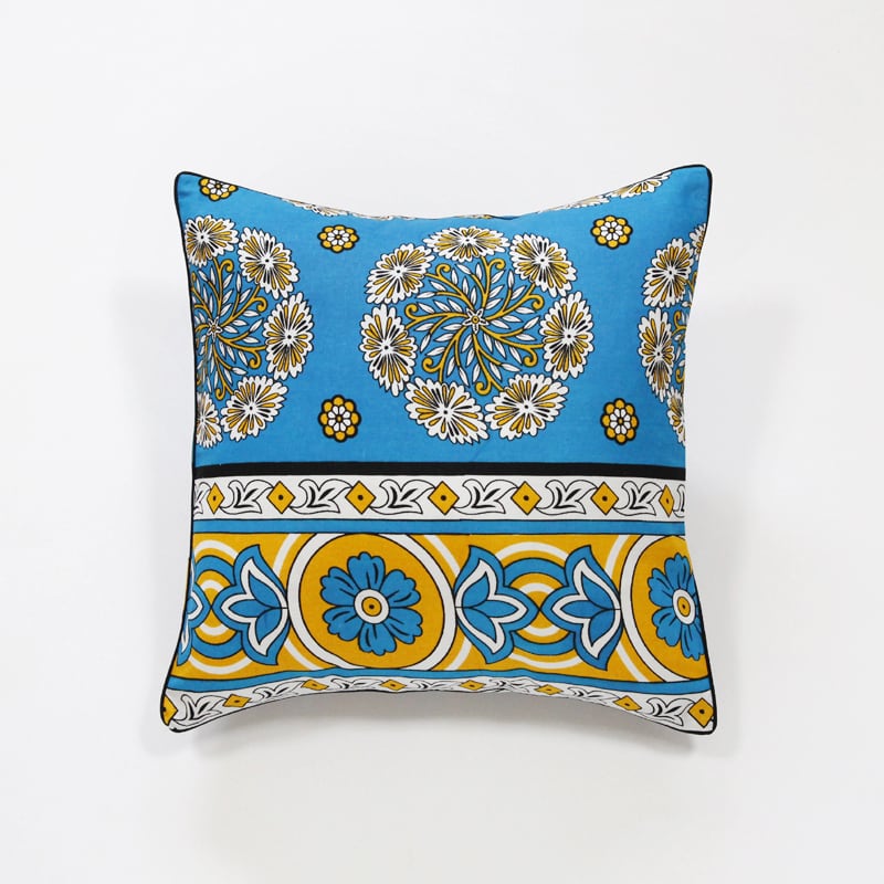 カンガのクッションカバー（ アフリカ布 ）45×45 アフリカンプリント