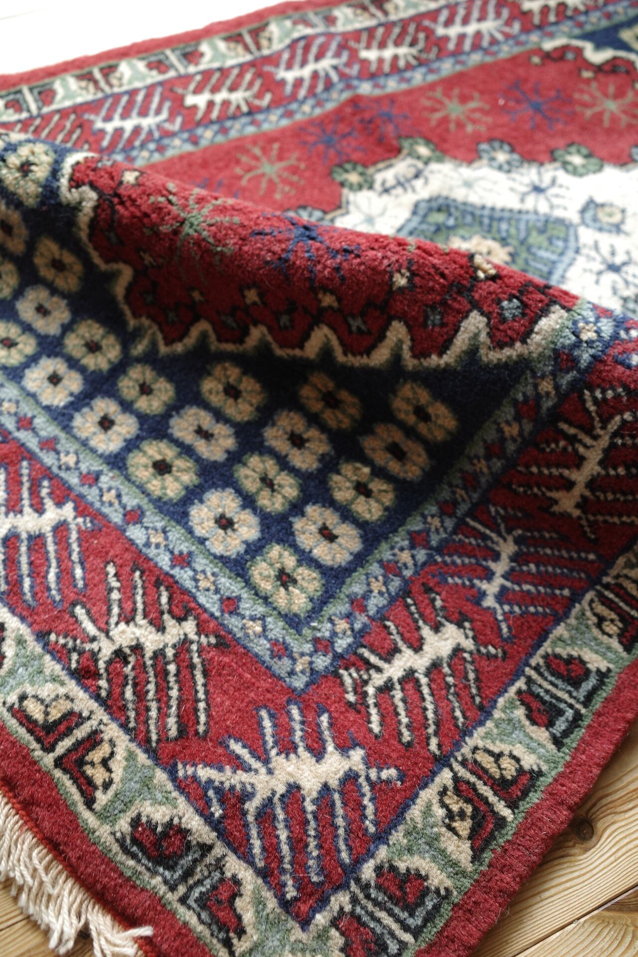 ✦vintage rug✦　150cm×87cm　インド・サルークラグ Kula vintage rug | Koreniwa vintagerug
