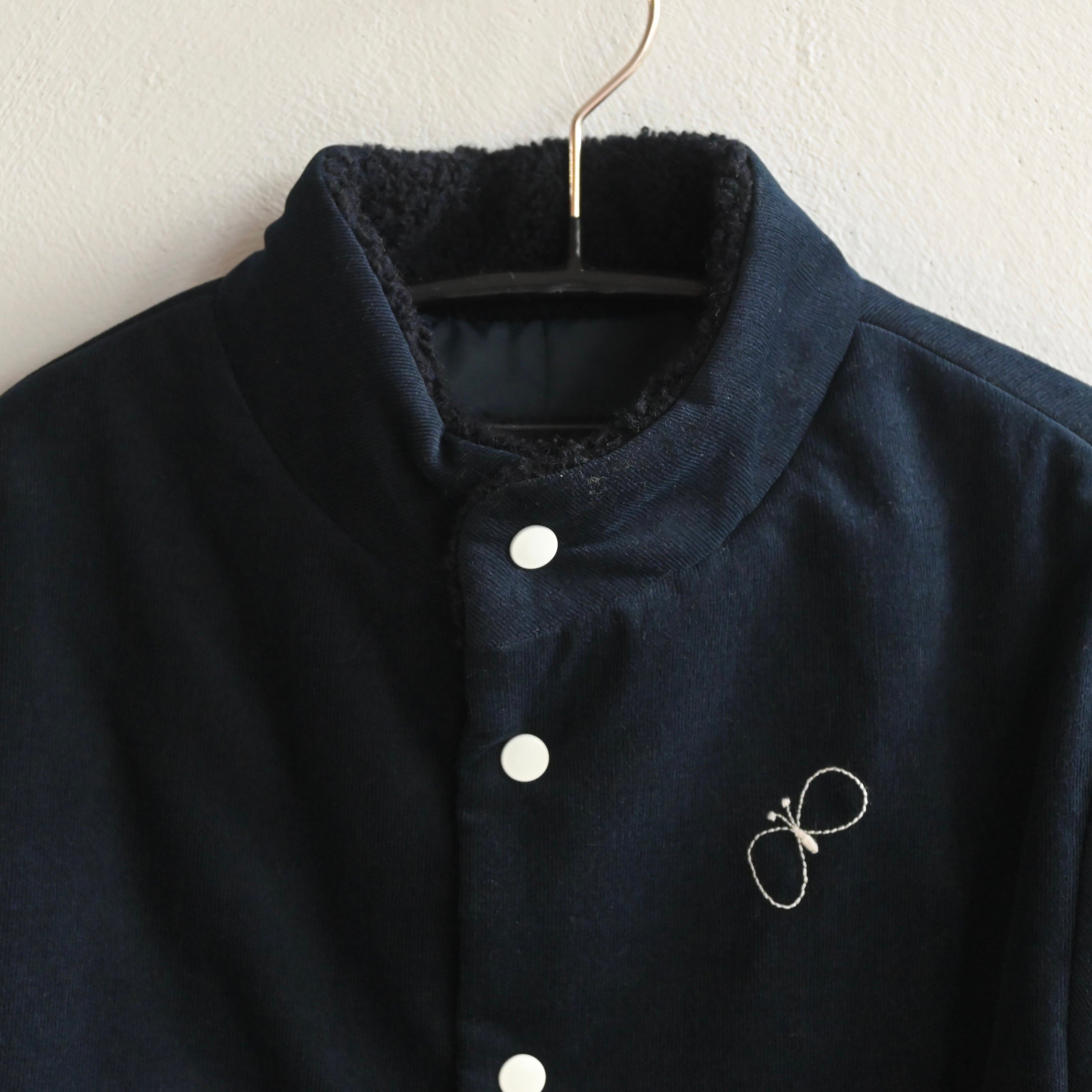 mina perhonen 2023AW》choucho ブルゾン / navy / 110cm | cirkel mote