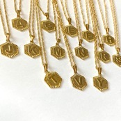 Initial necklace