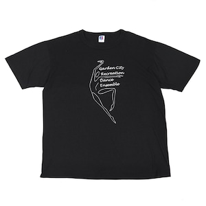 90s Dance print T-shirt XL /USA製