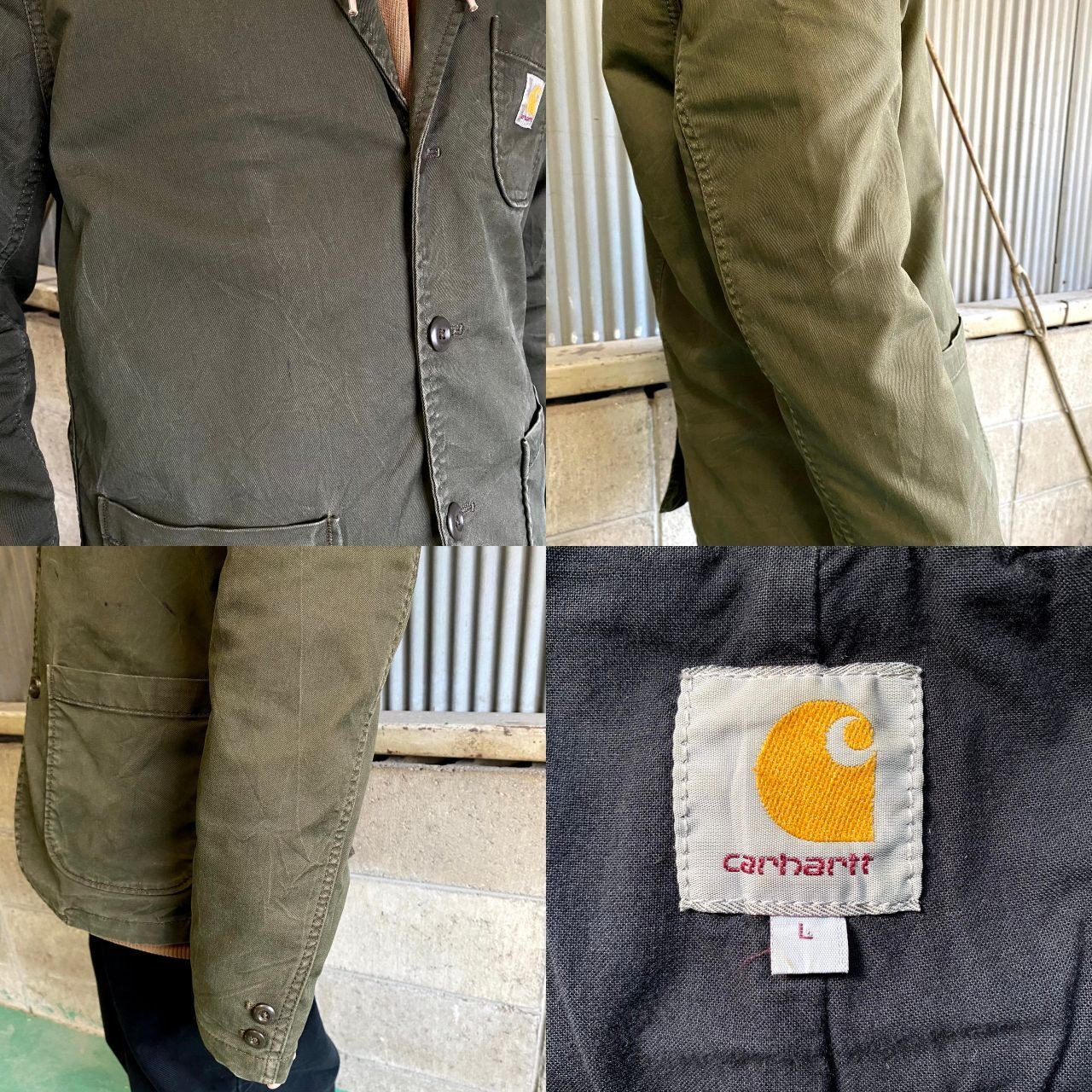 Carhartt カーハート コットンテーラードジャケット メンズL相当 古着 