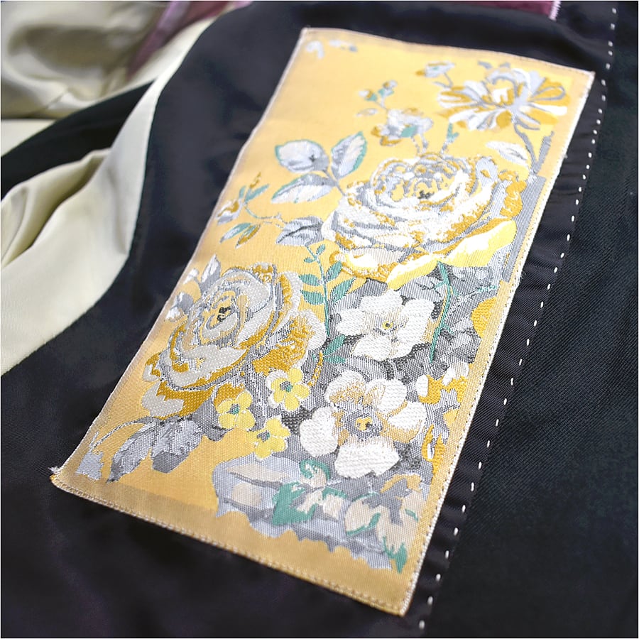 定価6万] 美品 ポールスミス 裏地花柄 コットン テーラードジャケット 
