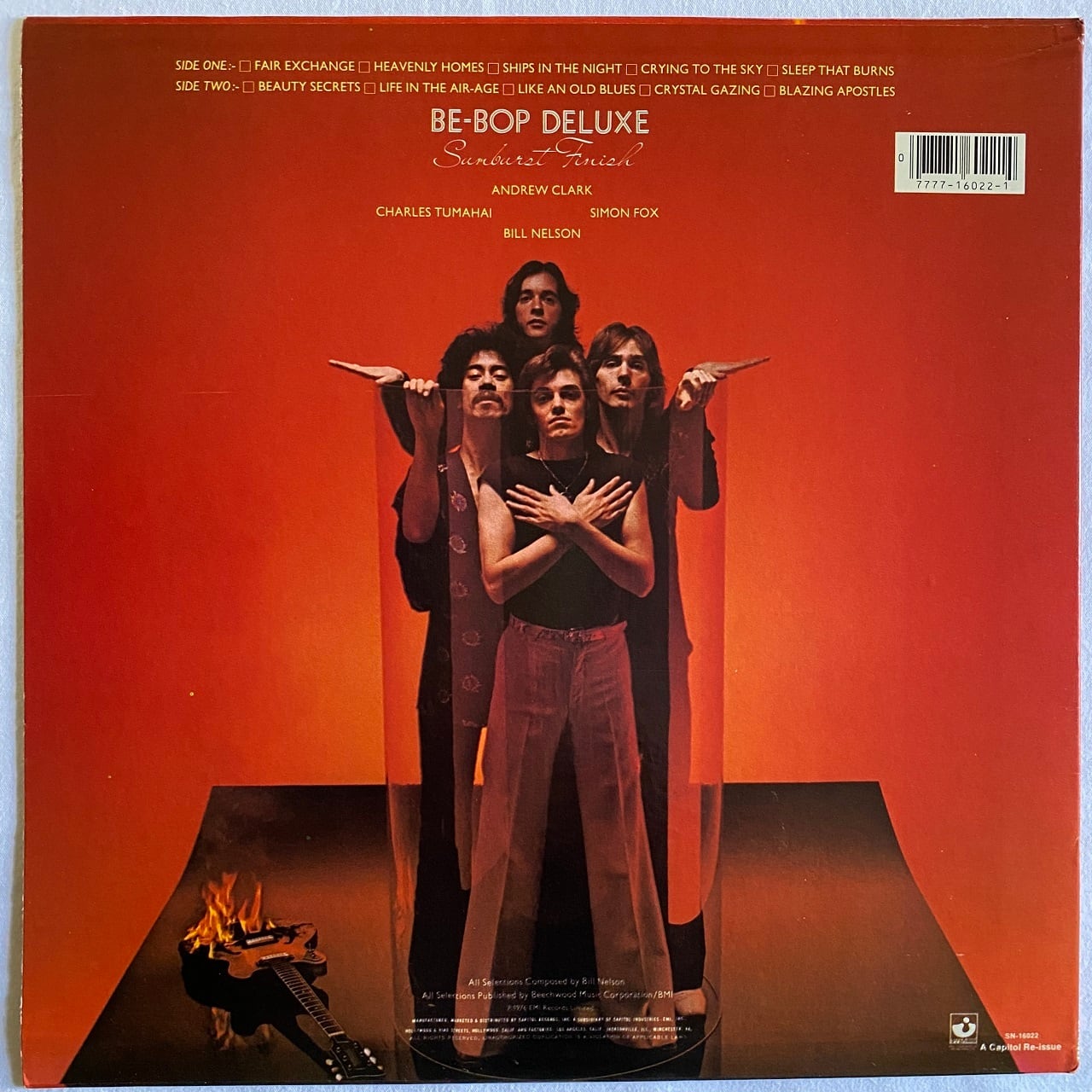 LP】Be-Bop Deluxe – Sunburst Finish | マメシバレコード mameshiba